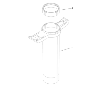 Shred Ring Assembly Diagram and Parts List for 51662  Lawn Boy Leaf Blower / Vacuum